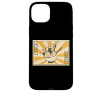 Mens Womens Girls Retro Vintage Japanese Noodle Love Ramen Coque pour iPhone 15 Plus