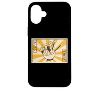 Mens Womens Girls Retro Vintage Japanese Noodle Love Ramen Coque pour iPhone 16 Plus