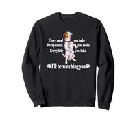 Mens Womens JRT Dog Lover Watching Snack Jack Russell Sweatshirt