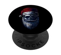 Men's Women's Kids Cool Christmas Santa Claus Graphic Design PopSockets PopGrip Adhésif