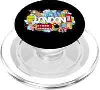 Men's Women's Kids Cool London Vibes, London Graffiti Colors PopSockets PopGrip pour MagSafe
