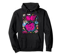 Men's Women's Kids Cool Retro I Heart 80's R&B Music Graphic Sweat à Capuche