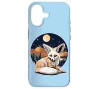 Mens Womens Kids Cute Night Desert Animal Lover Fennec Fox Coque pour iPhone 17