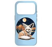 Mens Womens Kids Cute Night Desert Animal Lover Fennec Fox Coque pour iPhone 17 Pro