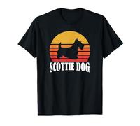 Mens Womens Kids Cute Retro Vintage Scottish Terrier Lover T-Shirt