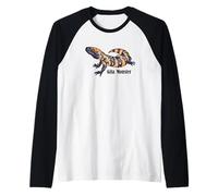 Mens Womens Kids Desert Lizard Reptile Gila Monster Lover Manche Raglan