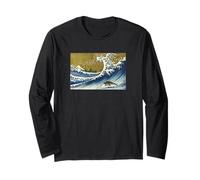 Mens Womens Kids Endangered Surfing Pangolin Lover Manche Longue