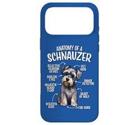 Mens Womens Kids Funny Anatomy of Miniature Schnauzer Lover Coque pour iPhone 17 Pro Max