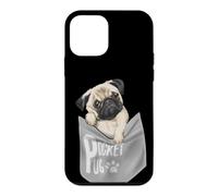 Men's Women's Kids Funny Cool Pocket Pug Pets Graphic Design Coque pour iPhone 12 Mini