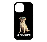Mens Womens Kids Funny Do What I Want Yellow Lab Dog Lover Coque pour iPhone 13 Pro Max