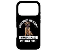 Mens Womens Kids Funny Make Me Happy Border Terrier Lover Coque pour iPhone 17 Pro