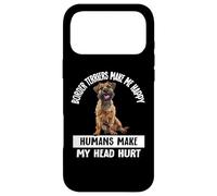 Mens Womens Kids Funny Make Me Happy Border Terrier Lover Coque pour iPhone 17 Pro Max