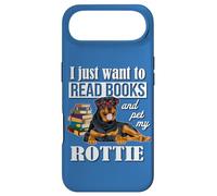 Mens Womens Kids Funny Read Books & Pet My Rottweiler Lover Coque pour iPhone Air