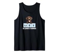 Mens Womens Kids Labs Element of Happiness Chocolate Lab Débardeur