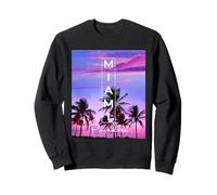 Men's Women's Kids Miami Florida Paradise Graphic Design Sweatshirt