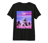 Men's Women's Kids Miami Florida Paradise Graphic Design T-Shirt Haut de Gamme