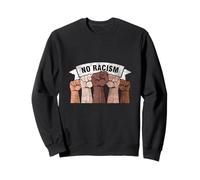 Men's Women's Kids Say No to Racism Quotes Graphic Design Sweatshirt