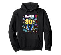 Men's Women's Kids Vintage Retro Back to 90's Graphic Design Sweat à Capuche