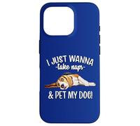 Mens Womens Kids Wanna Take Naps and Pet My Beagle Dog Lover Coque pour iPhone 16 Pro