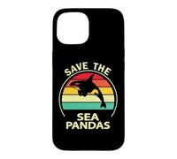 Mens Womens Killer Whale Save The Sea Pandas Orca Lover Coque pour iPhone 15