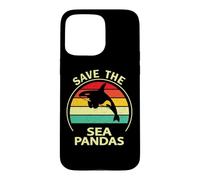Mens Womens Killer Whale Save The Sea Pandas Orca Lover Coque pour iPhone 15 Pro Max