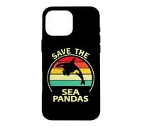 Mens Womens Killer Whale Save The Sea Pandas Orca Lover Coque pour iPhone 16 Pro Max