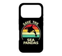 Mens Womens Killer Whale Save The Sea Pandas Orca Lover Coque pour iPhone 17 Pro