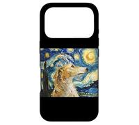 Mens Womens Painting Starry Night Russian Borzoi Dog Lover Coque pour iPhone 17 Pro