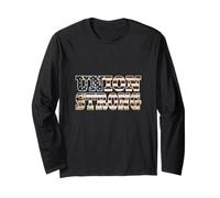 Mens Womens Patriotic American Flag Union Thug Rep Manche Longue