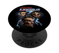 Mens Womens Retro 80s Heavy Metal Rock Band Abraham Lincoln PopSockets PopGrip Adhésif