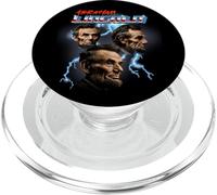 Mens Womens Retro 80s Heavy Metal Rock Band Abraham Lincoln PopSockets PopGrip pour MagSafe