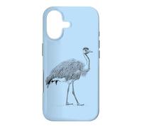 Mens Womens Retro Illustration Vintage Flightless Emu Lover Coque pour iPhone 17