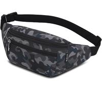 Men's Women's Running Belt-Adjustable Waterproof Waist Bag For Cycling,Gym,Walking,Climbing,Travel,Hiking-Chest Bag,Black Camouflage,Fashion.