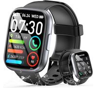 Men's Women's Smart Watch, 1.95 Inch Hd Smartwatch With Bluetooth Calls, Waterproof Ip68 Smart Watch, Sports Watch, 110+ Sports Mode, Pedometer, Menstrual Cycle, Heart Rate, Spo2, Black