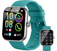Men's Women's Smart Watch, 1.96 Inch Hd Screen Smartwatch Bluetooth Call 113+Sports Watch Sleep Monitor Heart Rate Monitor Spo2, Waterproof Ip68 Smart Watch For Android/Ios, Green
