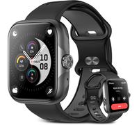 Men's Women's Smart Watch, Built-In Gps, 1.78 Inch Amoled Smartwatch With Bluetooth Call, 110+ Sports Watch With Pedometer, Sleep, Heart, Waterproof Ip68 Smart Watch For Android Ios Black