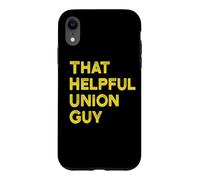 Mens Womens That Helpful Union Guy Thug Union Rep Coque pour iPhone XR