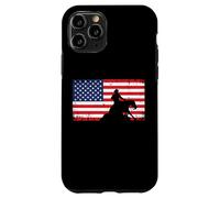 Mens Womens USA Flag America Patriotic Reining Horse Shirt Coque pour iPhone 11 Pro