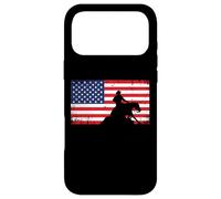Mens Womens USA Flag America Patriotic Reining Horse Shirt Coque pour iPhone 17 Pro Max