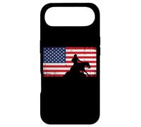 Mens Womens USA Flag America Patriotic Reining Horse Shirt Coque pour iPhone Air