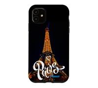 Men's Women's Youth Real Paris France Eiffel Tower Graphic Coque pour iPhone 11