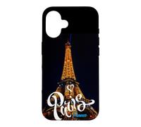 Men's Women's Youth Real Paris France Eiffel Tower Graphic Coque pour iPhone 16
