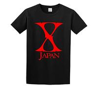 Men's X Japan J Rock Music Cotton T Shirt Black 3XL