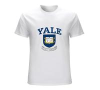 Men's Yale University - Coat of Arms - Mens Shirt Tee, T Shirt T-Shirts White 3XL