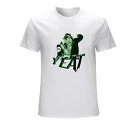 Men's Yeat American Rapper Unisex Crewneck Short Sleeve Women Men Harajuku Streetwear Casual Style Hip Hop Clothes T-Shirts White 3XL