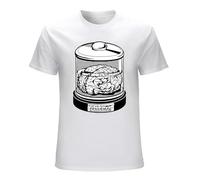 Men's Young Frankenstein Mens Shirt, Tee Abby Normal Horror Movie Brain T-Shirts White XXL