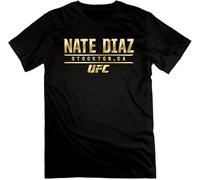 Men's Yrewer Man Nate Diaz Black Haymaker Tri-Blend T Shirt 100% Cotton Size L