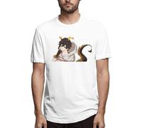 Mens Z-H-Ongli with H-ORN Fashion Soft Men's Pop Short Sleeves Graphic Novelty T Shirt XL Manches Courtes(X-Large)