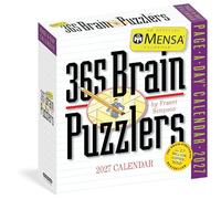 Mensa 365 Brain Puzzlers Page-A-Day® Calendar 2027: Word Puzzles, Logic Challenges, Number Problems, and More