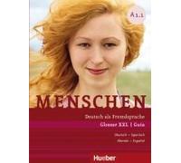 Menschen A1/1. Glossar Xxl Deutsch-Spanisch - Guía Alemán-Español